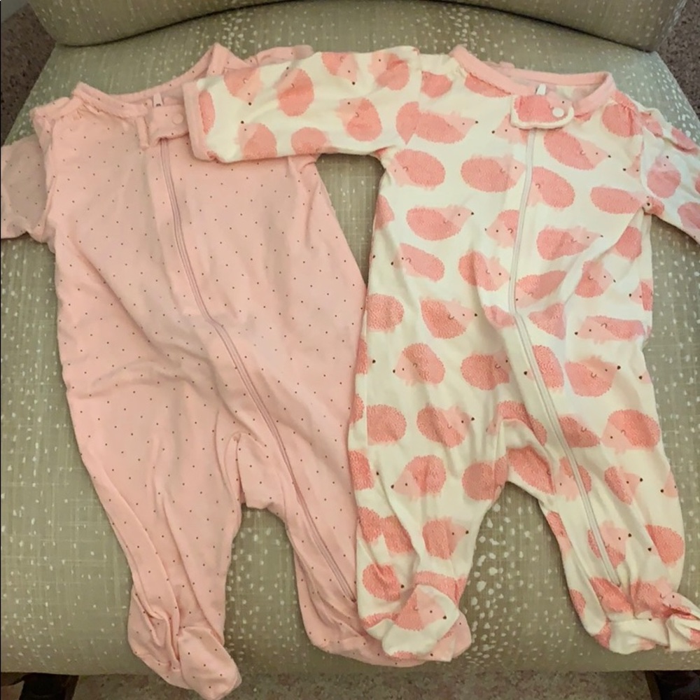 Set of 2 Footed Sleepers